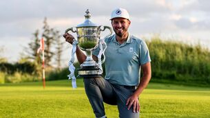 <p>David Howard, winner of the East of Ireland Men's Amateur Open </p> <p>David Howard, winner of the East of Ireland Men's Amateur Open </p>