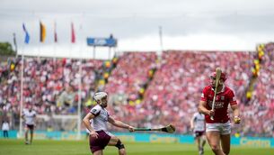 <p>Cork's Brian Hayes about to take a shot in Sunday's All-Ireland SHC semi-final against Galway at Croke Park. Picture: Inpho/James Lawlor</p> <p>Cork's Brian Hayes about to take a shot in Sunday's All-Ireland SHC semi-final against Galway at Croke Park. Picture: Inpho/James Lawlor</p>