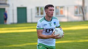 <p>Muskerry’s Conor Dodd moves up field against Avondhu. Picture: Noel Sweeney</p> <p>Muskerry’s Conor Dodd moves up field against Avondhu. Picture: Noel Sweeney</p>