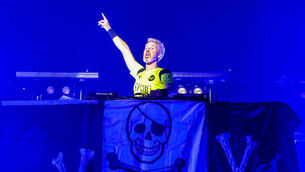 <p>The setlist was packed with rave and electronic favourites. Picture: David Creedon</p>
