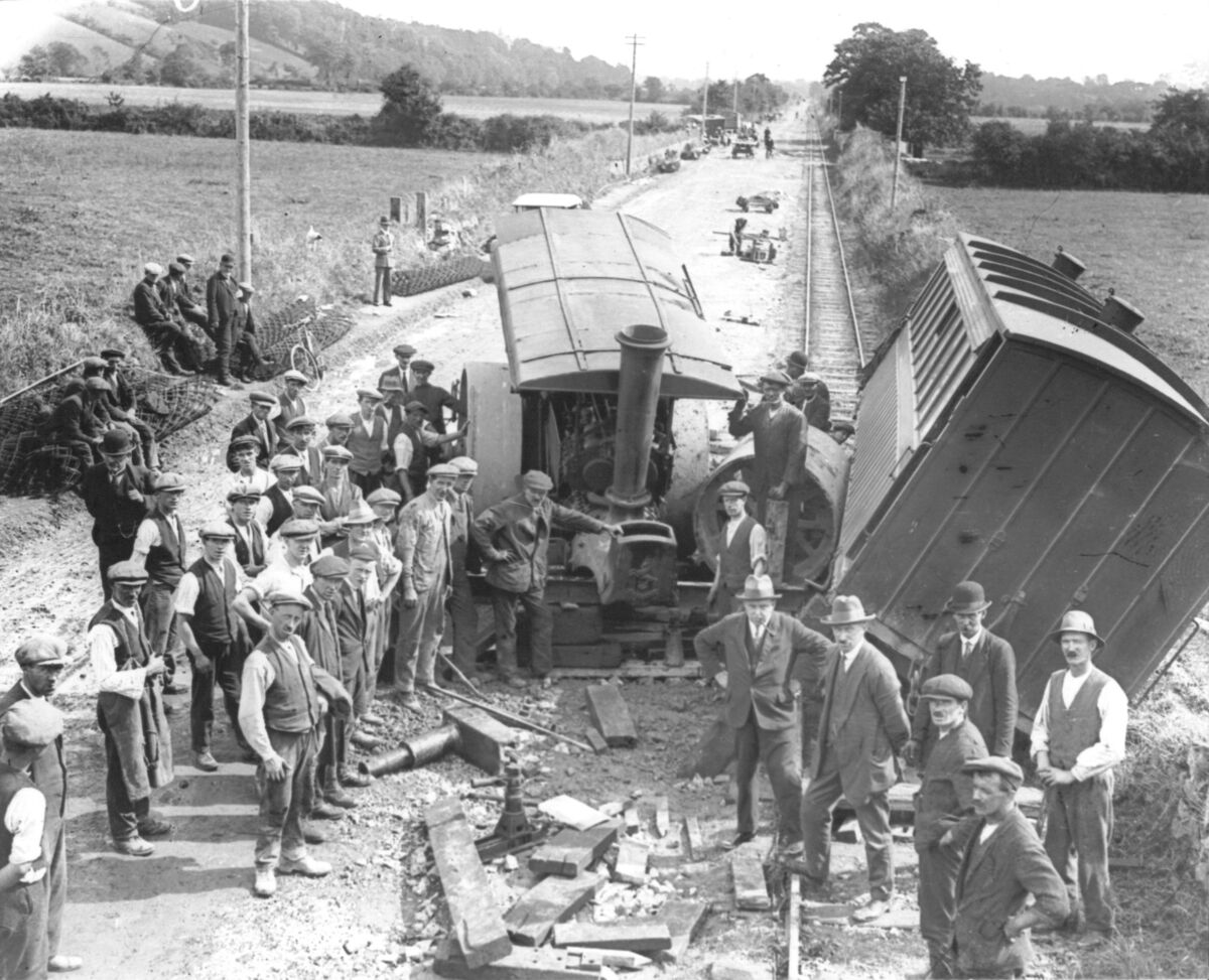 The collision between the Muskerry Tram and a steamroller attracted international interest in 1927. The collision between the Muskerry Tram and a steamroller attracted international interest in 1927.