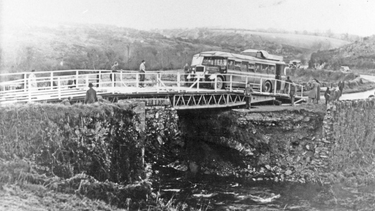 Throwback Thursday: 'The road was washed away...the army had to put a bridge in place’