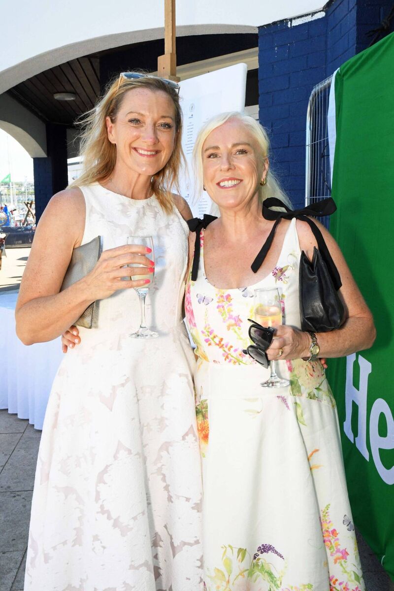 Phil Sweeney and Vicky Levis at the Cork Week Ladies Day. Phil Sweeney and Vicky Levis at the Cork Week Ladies Day.