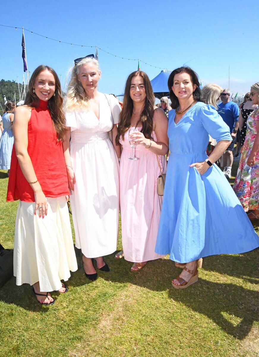Joanne Jermyn, Barbra McDonagh, Diane O'Neill and Colette Crotty from sponsors Arachas Insurance at Ladies Day. Joanne Jermyn, Barbra McDonagh, Diane O'Neill and Colette Crotty from sponsors Arachas Insurance at Ladies Day.