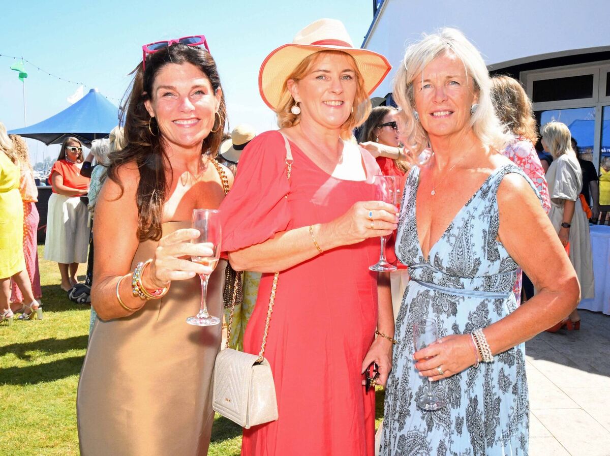 Johanna Murphy, Deirdre Carroll and Cathy O'Sullivan at Ladies Day at the RCYC. Johanna Murphy, Deirdre Carroll and Cathy O'Sullivan at Ladies Day at the RCYC.