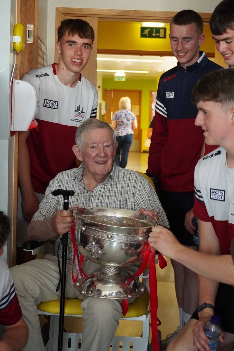 The sight of the trophies — and the energy of a young team still buzzing from their achievement — brought smiles. Picture: Max Ricken The sight of the trophies — and the energy of a young team still buzzing from their achievement — brought smiles. Picture: Max Ricken