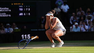 Linda Noskova battles back against Karolina Muchova to win Wimbledon title Linda Noskova battles back against Karolina Muchova to win Wimbledon title