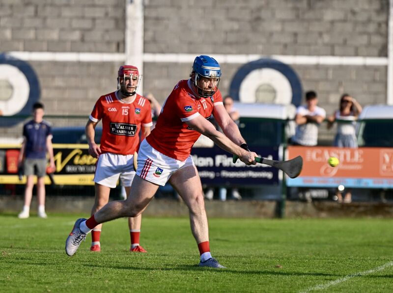 Will Condon blasts in the first goal for Kilworth against Aghabullogue. Picture: Larry Cummins Will Condon blasts in the first goal for Kilworth against Aghabullogue. Picture: Larry Cummins