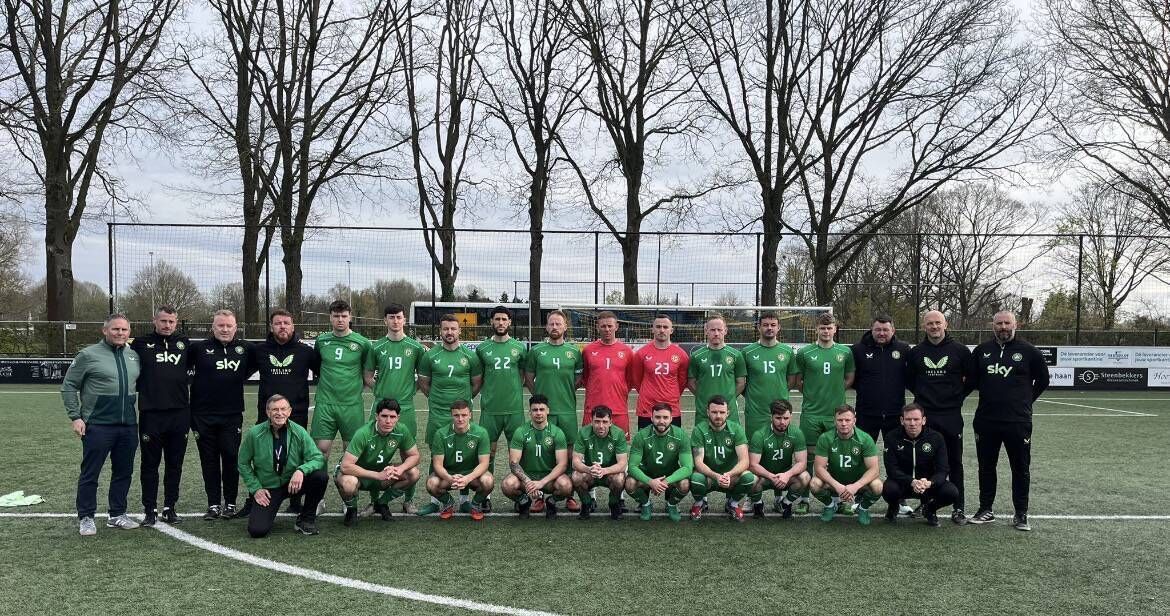 The Irish Defence Forces team, including Eddie Kenny, at the CISM World Games 2027 European Qualifiers in Holland. 