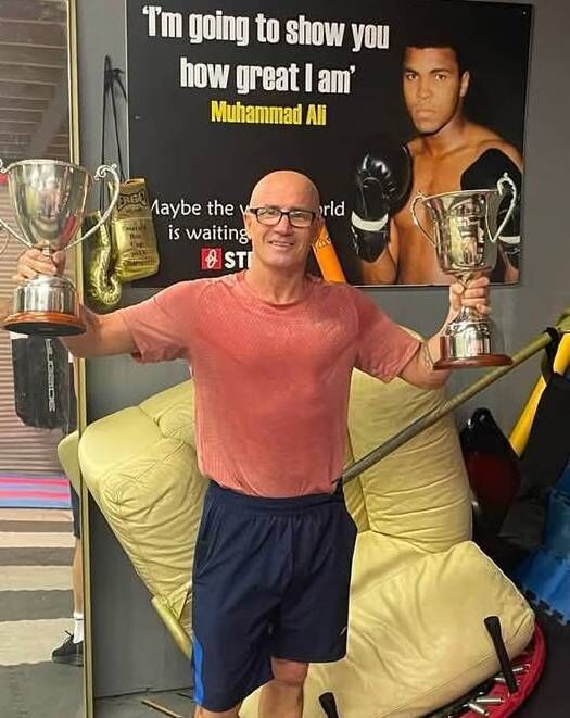 Cork Boxing: European elite boxing  Champion Paul Griffin who paid a visit to Golden Gloves Boxing Club.