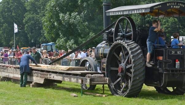 Working demonstrations are among the highlights of the National Steam Rally, where historic machines continue to perform the tasks they were built for more than a century ago. 
