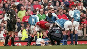 955927 Roy Keane, Alf Inge Haaland