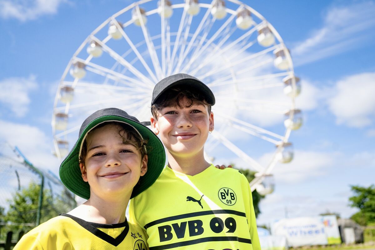 Archie and Georgie O’Sullivan from Grenagh enjoy a day out at Fota Wildlife Park during the current heatwave. Pictures: Chani Anderson Archie and Georgie O’Sullivan from Grenagh enjoy a day out at Fota Wildlife Park during the current heatwave. Pictures: Chani Anderson