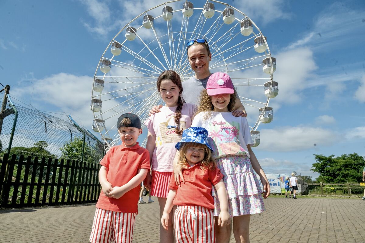 The Wheeler family from Fermanagh enjoy a day out at Fota Wildlife Park during the current heatwave. The Wheeler family from Fermanagh enjoy a day out at Fota Wildlife Park during the current heatwave.