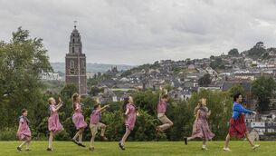 <p>Maria (Wendy Carr) and the von Trapp children dance and sing from the top of Bell’s Field in Cork city ahead of the Cork Opera House production of The Sound Of Music, running from July 23 until August 23 with a special relaxed performance on August 18. Picture: Clare Keogh</p> <p>Maria (Wendy Carr) and the von Trapp children dance and sing from the top of Bell’s Field in Cork city ahead of the Cork Opera House production of The Sound Of Music, running from July 23 until August 23 with a special relaxed performance on August 18. Picture: Clare Keogh</p>
