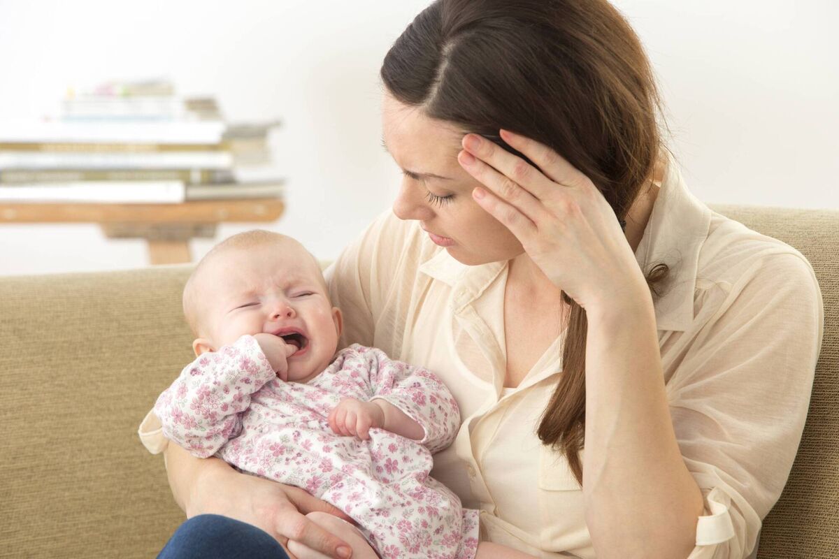“Those first few weeks or months are such a transition,” says Amélie, “it actually can make or break families.” 	Picture: iStock/posed by model