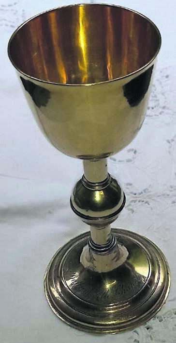 The Ballymartle Chalice, which is still in use today. The Ballymartle Chalice, which is still in use today.