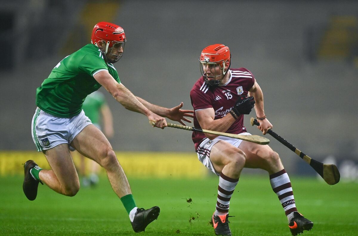 Conor Whelan of Galway in action against Barry Nash of Limerick during the 2020 All-Ireland semi. Picture: Eóin Noonan/Sportsfile Conor Whelan of Galway in action against Barry Nash of Limerick during the 2020 All-Ireland semi. Picture: Eóin Noonan/Sportsfile