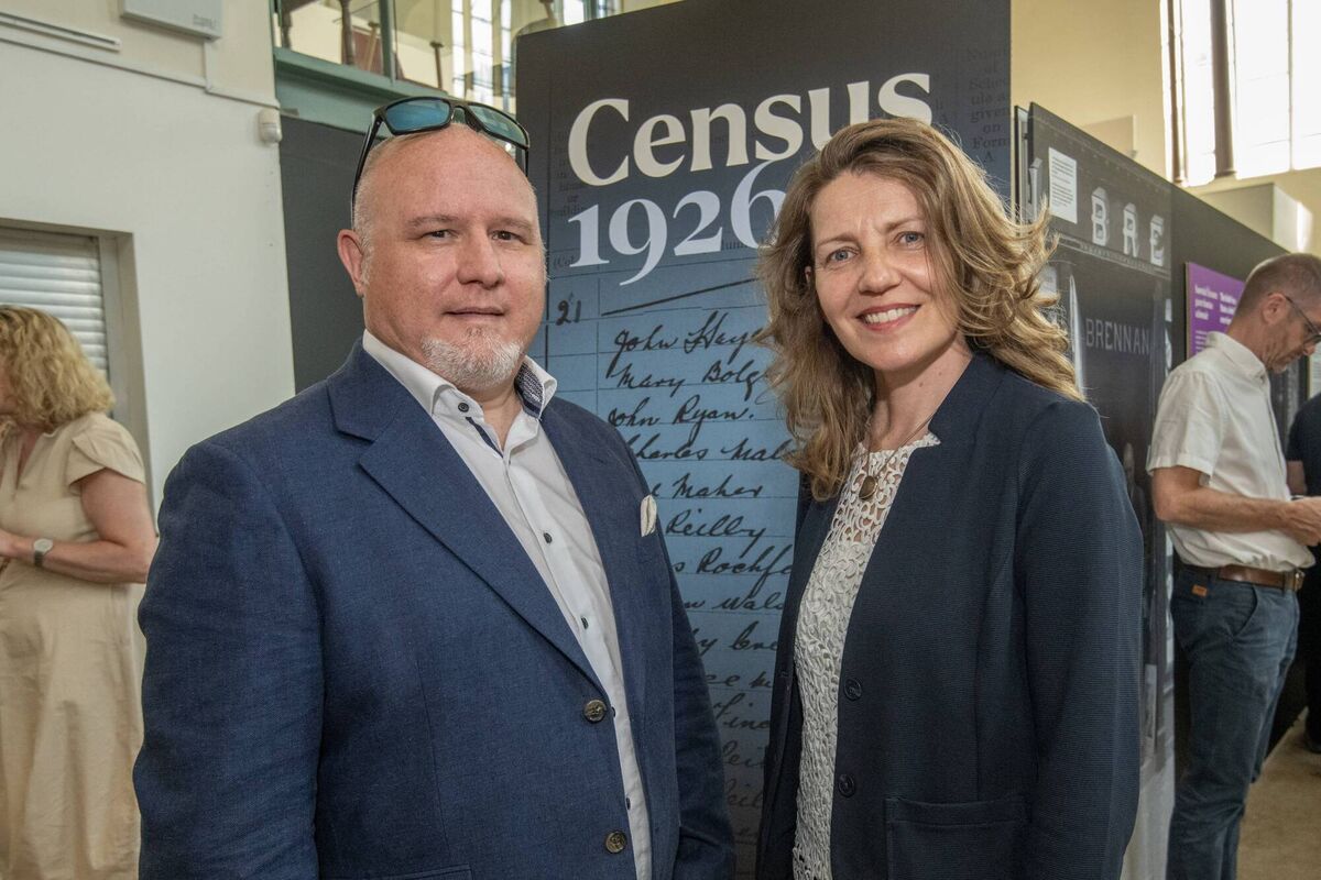 Brian McGee (senior archivist, Cork City and County Archives) and Ciara Breathnach (professor of Irish gender history at UCC). 