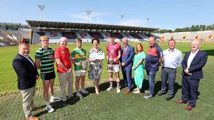 <p>Pictured at the launch of Cork ETB's partnership with Cork GAA and Rebel Óg were Keith Murphy, Cork ETB director of further education & training, Luis Dwan Fogarty (Douglas), Cork County Board chairperson Pat Horgan, Stephen Minihane (Shandrum), Cllr Gillian Coughlan, Cork ETB chairperson, Neil Crowley (Bishopstown), Denis Leamy, chief executive Cork ETB, Clare Creedon, assistant principal, marketing & communications cfficer Cork ETB, Peter Watson, chairperson Rebel Og, Enda McWeeney, director of organisation support & development Cork ETB and Pat McKelvey, director of schools Cork ETB, at SuperValu Páirc Uí Chaoimh.</p> <p>Pictured at the launch of Cork ETB's partnership with Cork GAA and Rebel Óg were Keith Murphy, Cork ETB director of further education & training, Luis Dwan Fogarty (Douglas), Cork County Board chairperson Pat Horgan, Stephen Minihane (Shandrum), Cllr Gillian Coughlan, Cork ETB chairperson, Neil Crowley (Bishopstown), Denis Leamy, chief executive Cork ETB, Clare Creedon, assistant principal, marketing & communications cfficer Cork ETB, Peter Watson, chairperson Rebel Og, Enda McWeeney, director of organisation support & development Cork ETB and Pat McKelvey, director of schools Cork ETB, at SuperValu Páirc Uí Chaoimh.</p>
