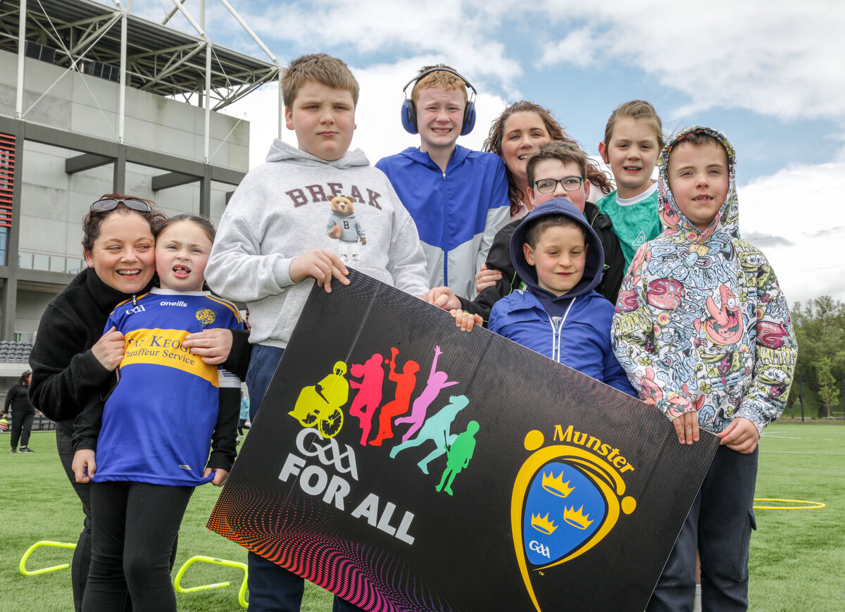 Members from Galbally and Newmarket GAA at the Munster Council GAA for All blitz. Picture: David Creedon
