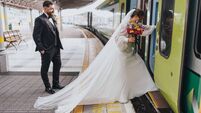 Wedding of the Week: All aboard the love train for couple who tied knot in Cork