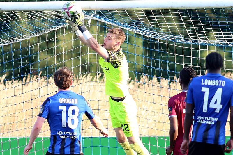 Timothy Martin in action for Cobh Ramblers. Picture: Paul Molloy. 