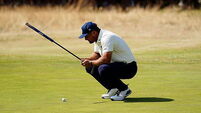 Bryson DeChambeau’s strategy keeps him on the heels of surprise Open leader