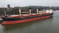 Technical difficulties delay departure of drug ship MV Matthew from Cork Harbour