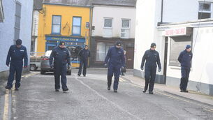 <p>A Garda search team in Macroom after the body of 61-year-old Michael Foley was discovered in 2024. Picture: Larry Cummins.</p> <p>A Garda search team in Macroom after the body of 61-year-old Michael Foley was discovered in 2024. Picture: Larry Cummins.</p>