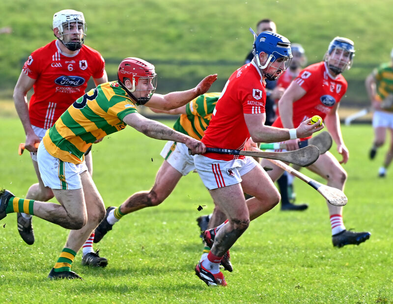 Charleville's Darren Butler breaks from Blackrock's Ryan Sweeney during the RedFM HL division 1 game at Charleville last year. Picture: Eddie O'Hare Charleville's Darren Butler breaks from Blackrock's Ryan Sweeney during the RedFM HL division 1 game at Charleville last year. Picture: Eddie O'Hare