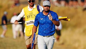 Bryson DeChambeau ‘fired up’ after two-shot penalty dents Open title chances Bryson DeChambeau ‘fired up’ after two-shot penalty dents Open title chances