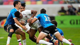 Ill-disciplined England survive tense finish to edge out Argentina Ill-disciplined England survive tense finish to edge out Argentina