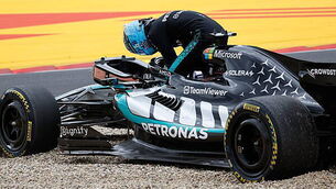 George Russell rues more misfortune after crash as Kimi Antonelli stretches lead George Russell rues more misfortune after crash as Kimi Antonelli stretches lead