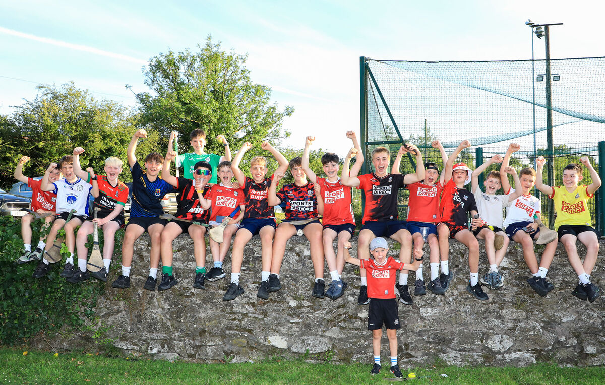 Members of the underage teams welcoming the Cork minor footballers to Ballincollig. Picture: David Creedon Members of the underage teams welcoming the Cork minor footballers to Ballincollig. Picture: David Creedon