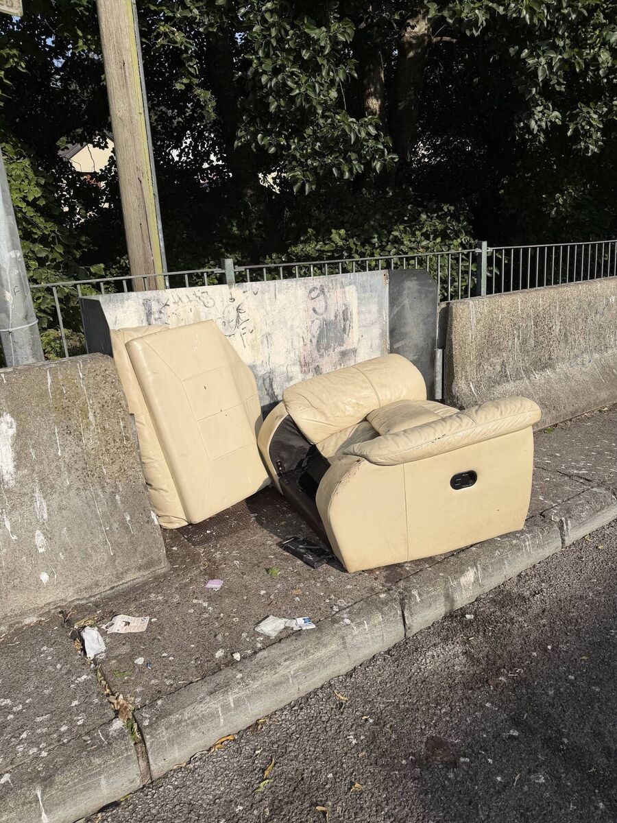 Furniture dumped at the Orchard Court Estate, Blackpool Furniture dumped at the Orchard Court Estate, Blackpool