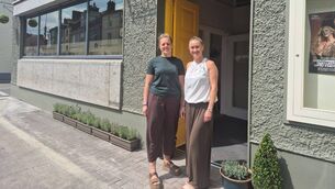 <p>Kamilla Sikorska and Liga Ceimere outside their new hair salon, Kali Hair Studio, on Main Street, Macroom</p> <p>Kamilla Sikorska and Liga Ceimere outside their new hair salon, Kali Hair Studio, on Main Street, Macroom</p>