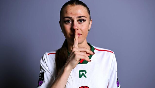 <p>Eva Mangan during a Cork City FC squad portraits session at Bishopstown Stadium in Cork. Photo by Ben McShane/Sportsfile</p>