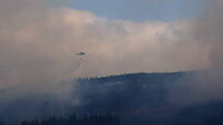 Slievenamon wildfires enter into fifth day as two aerial support units in use