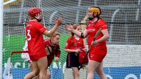 Amy Lee and Libby Coppinger celebrate winning the match 25/7/2026