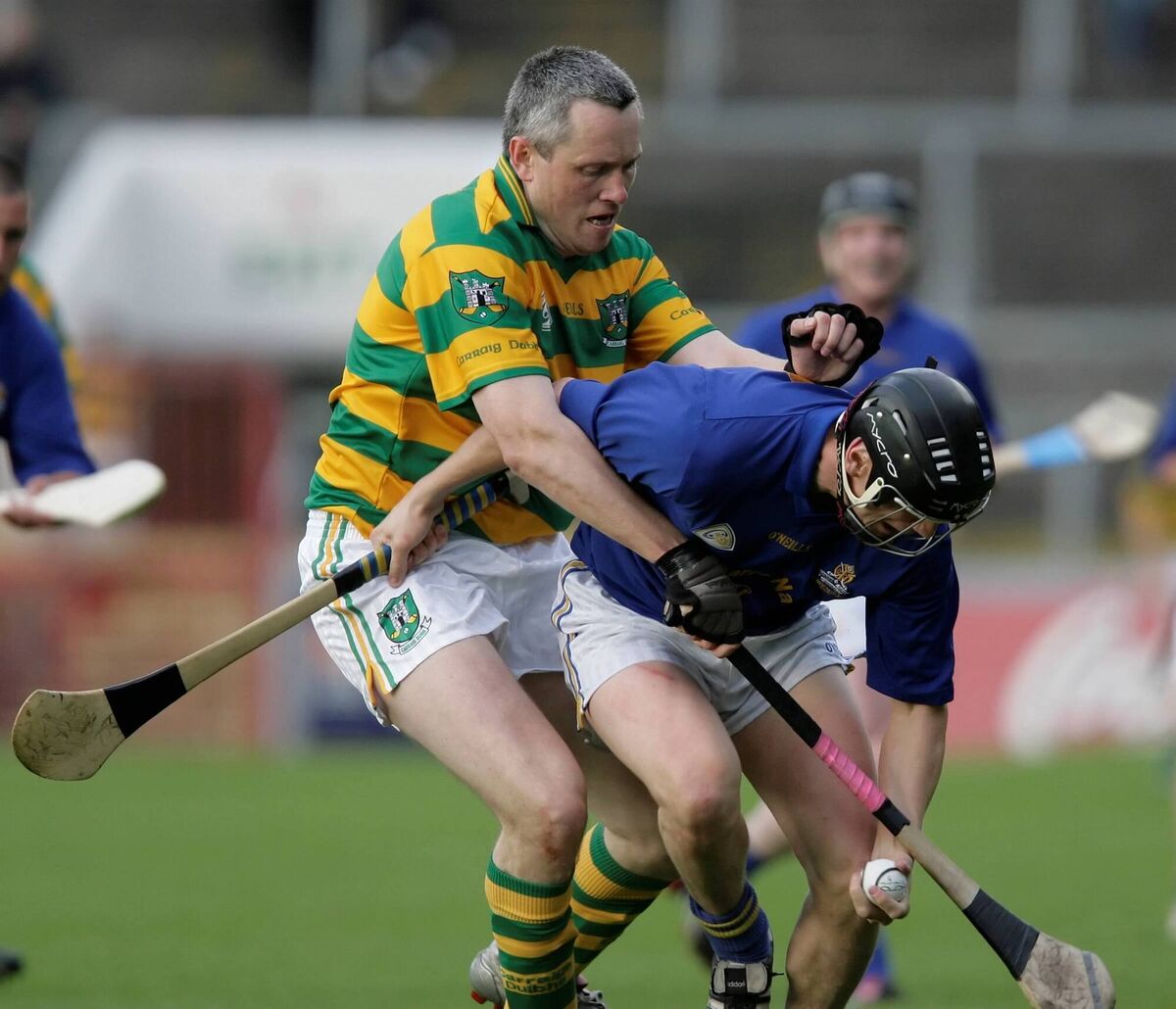 Blackrock's John Browne battles St Finbarr's Michael Ryan. Picture: Neil Danton Blackrock's John Browne battles St Finbarr's Michael Ryan. Picture: Neil Danton