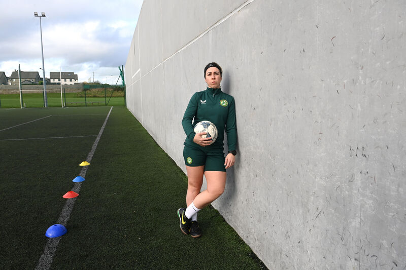 Douglas Hall star defender Nathalie O'Brien. Picture: Larry Cummins