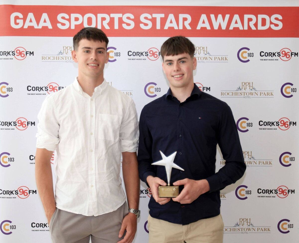96FM/C103 Sports Award winner for June, Rory Twohig, on the right, with his brother, Cillian. Picture: Tony O'Connell 96FM/C103 Sports Award winner for June, Rory Twohig, on the right, with his brother, Cillian. Picture: Tony O'Connell