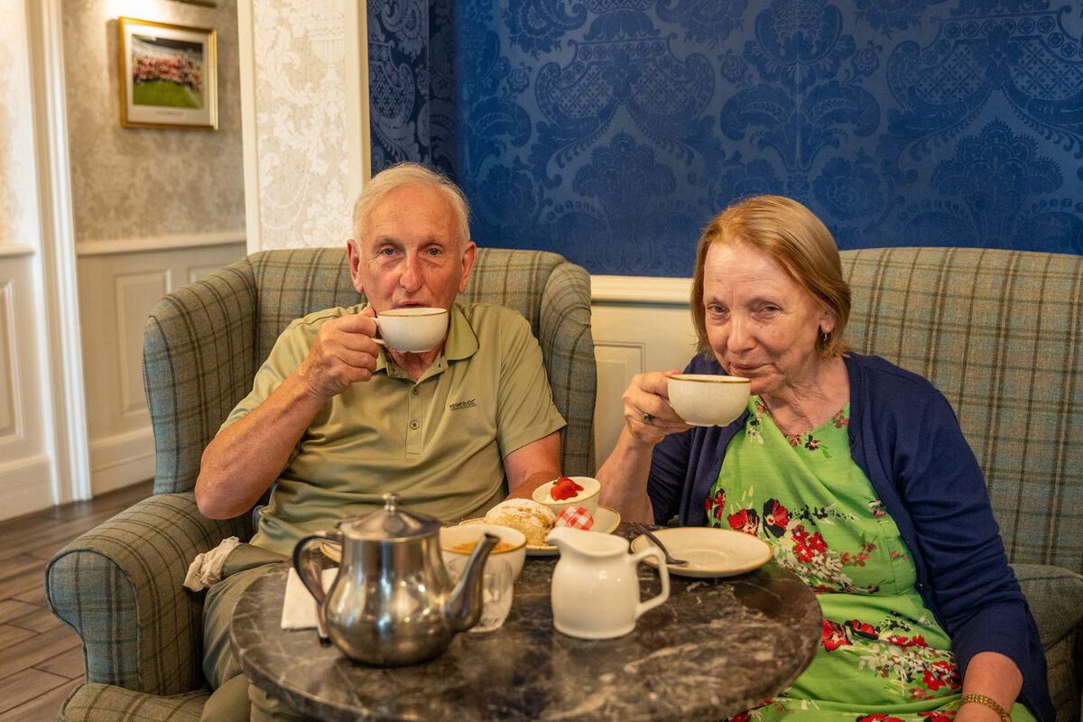 John and Carol Horgan say they go to Johnny’s Bar for the best scones around John and Carol Horgan say they go to Johnny’s Bar for the best scones around