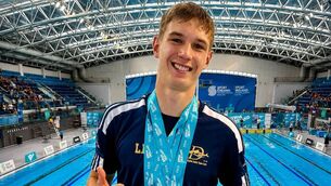 <p>Lev Lobanets (15), from Cork and swimming with Dolphin Swimming Club, has been crowned Irish national champion in the 50m butterfly (Boys 15) at the Irish Summer Youth &amp; Senior Championships 2026, touching in 26.41.</p>