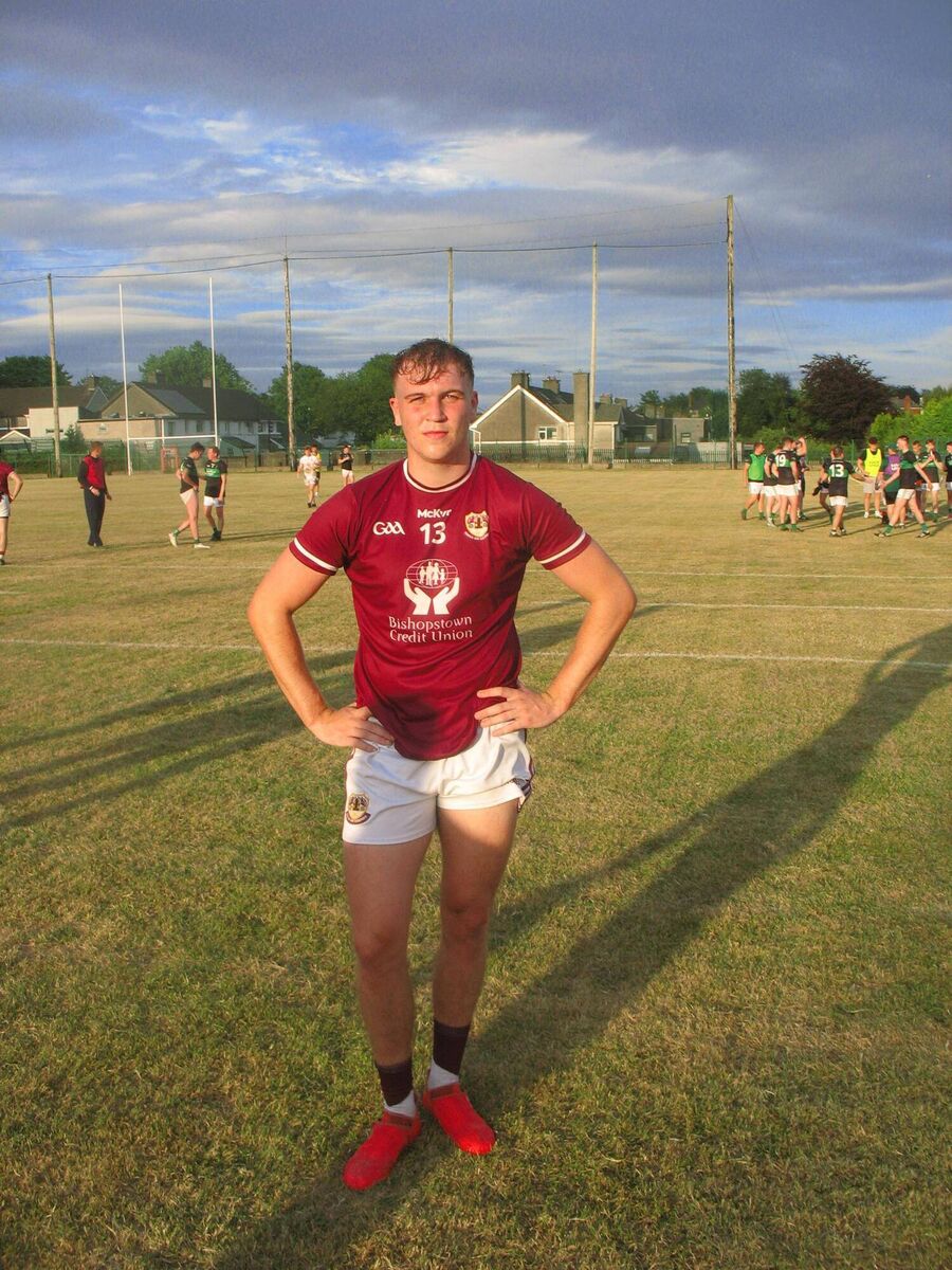 Bill McCarthy, who scored 2-0 for Bishopstown Bill McCarthy, who scored 2-0 for Bishopstown