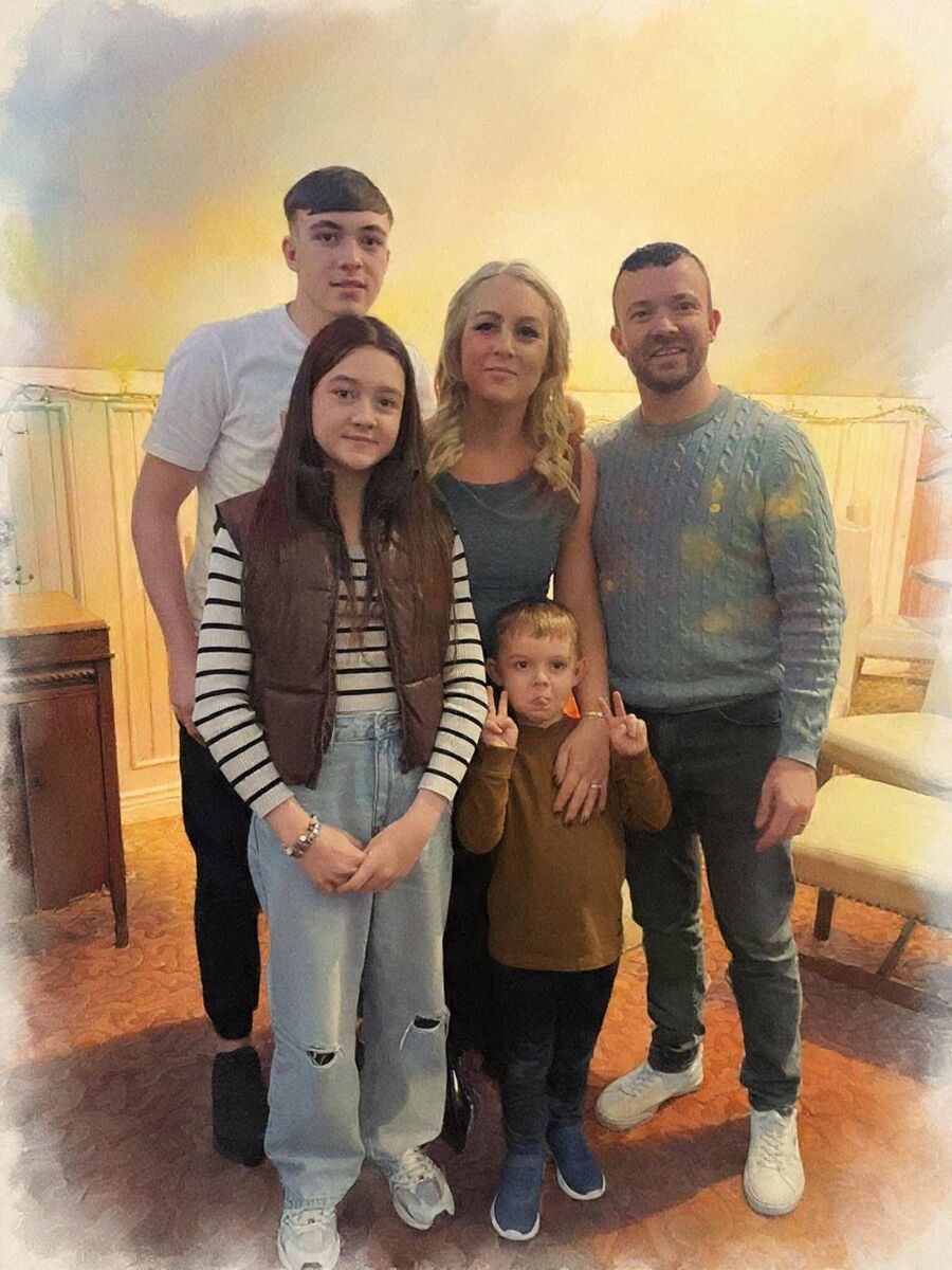  Lorraine Kirby and her family