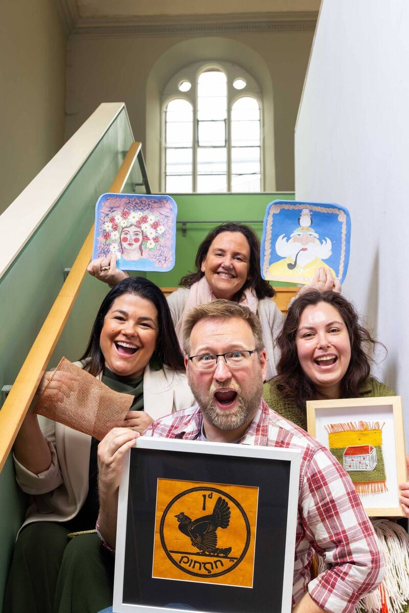 Launching the 2026 Cork Craft Month programme, clockwise, from left, Fernanda Schneider, Diana Skalkos, Sabina Lucas and John Bastow, at St Peter’s Cork on North Main Street. See corkcraftanddesign.ie Picture: Michael O’Sullivan / OSM PHOTO Launching the 2026 Cork Craft Month programme, clockwise, from left, Fernanda Schneider, Diana Skalkos, Sabina Lucas and John Bastow, at St Peter’s Cork on North Main Street. See corkcraftanddesign.ie Picture: Michael O’Sullivan / OSM PHOTO
