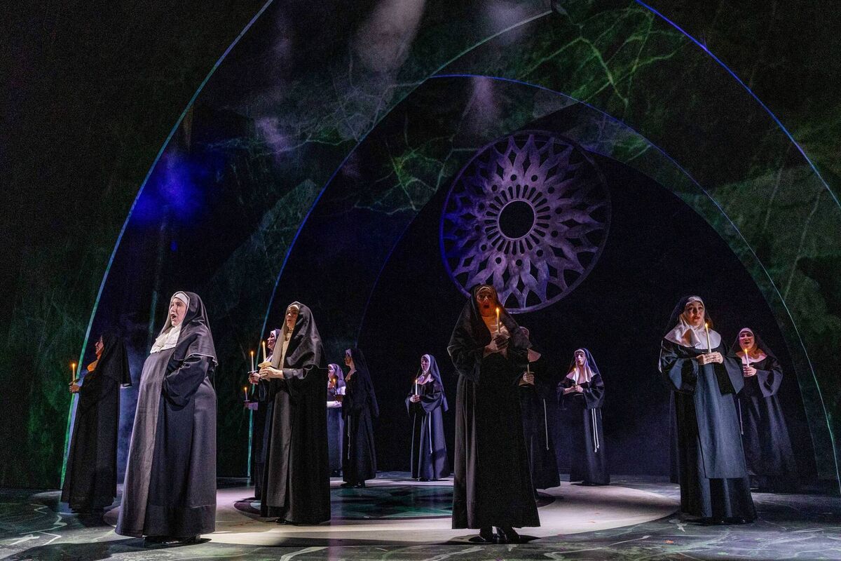 The nuns of Nonnberg Abbey.  Picture: Shane J Horan