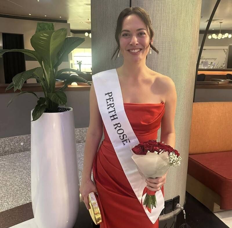 Cork woman and junior doctor Anna Clancy, who is based in Perth and is also the Perth rose ​the 2026 Rose Of Tralee festival. 